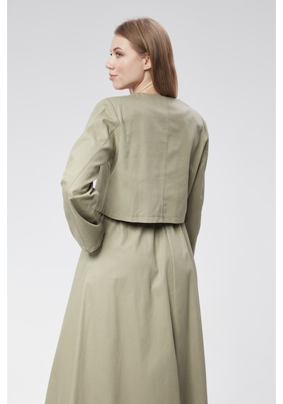 Vioshine Vıoshıne Kadın Gabardin Kumaş Etekli İkili Takım Mint Yeşili