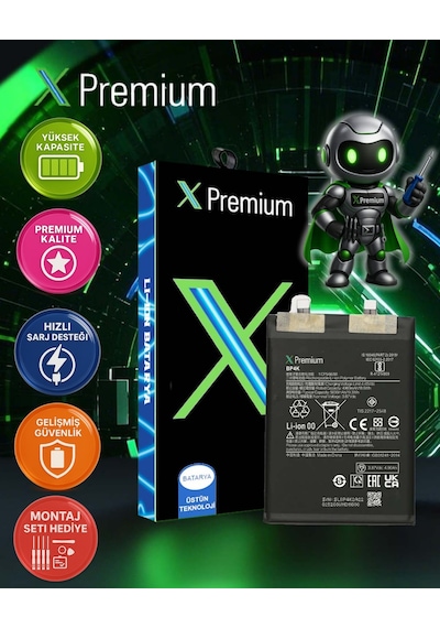 Xpremium Xiaomi Redmi Note 12 Pro Plus 5g Bp4j Batarya 4900 Mah Süper Yüksek Kapasiteli Güçlendirilmiş Pil