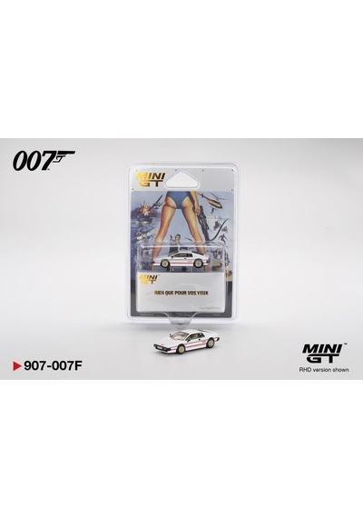 Mini Gt 907 Bl Lotus Esprit Turbo White "sadece Gözleriniz İçin" 1/64 Model Araba