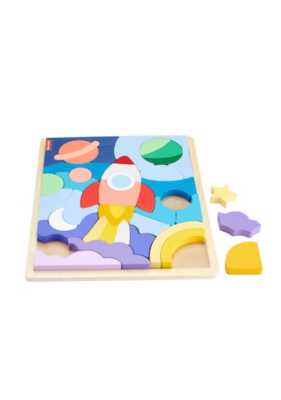 Fisher-Price Ahşap Uzay Yapboz HXY42