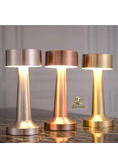 Or511 Dokunmatik Şarjlı Masa Lambası 3 Işık Modlu, Dimmerli, Usb Şarjlı Led Masa Ve Gece Lambası Çok Renkli