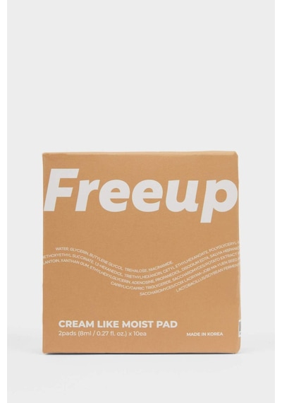 Defacto Free Up Cream Like Moist Pad 10'lu Kit 8ml – Yoğun Nemlendirici & Rahatlatıcı Tekli Pedler F5682AXNS