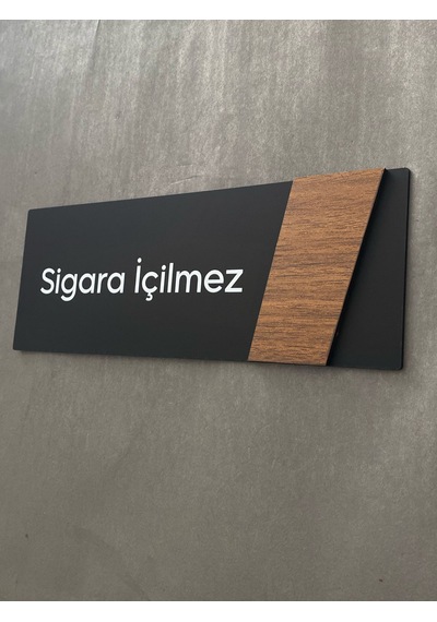 Side Serisi Sigara İçilmez Uyarı Levhası