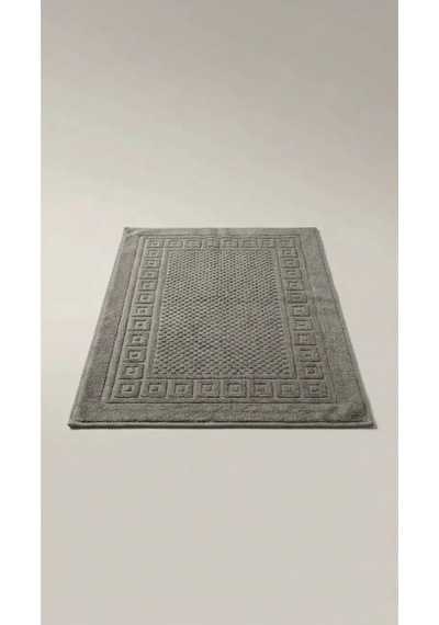 %100 Pamuk 2'li Antrasit Banyo Paspas Seti 2x50 70cm Diğer