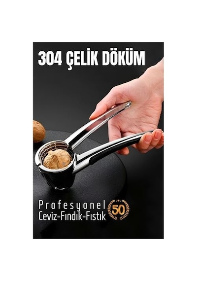 Zenvac Fındık Ve Ceviz Kırıcı 304 Paslanmaz Çelik 721349 Zenvac29 Renkli