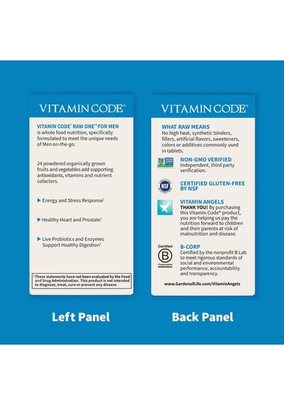 Vitamin Code Raw One For Men Günlük Vitamin Ve Mineral Desteği
