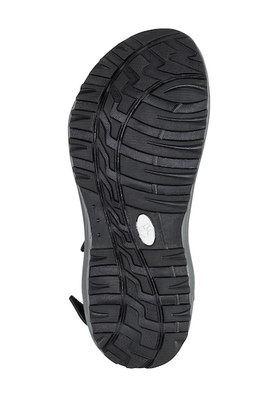 Jack Wolfskin Wave Breaker Erkek Sandalet Siyah Siyah