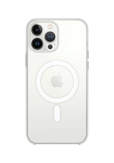 Newface Apple iPhone Uyumlu 14 Pro Max Kılıf Magneticsafe Şeffaf Silikon