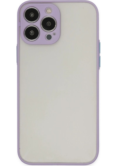 Newface Apple iPhone Uyumlu 14 Pro Max Kılıf Montreal Silikon Kapak Semeglbl - 53 - Mor