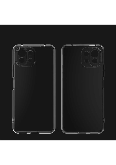 Zore Mi 11 Kılıf Msra Kamera Korumalı Süper Silikon Kapak - Renksiz Renksiz