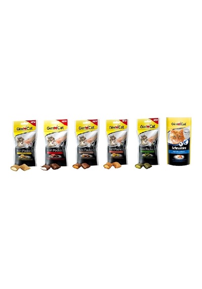 Gimcat Nutri Pockets Karışık Kedi Ödül Maması 6 x 60 G