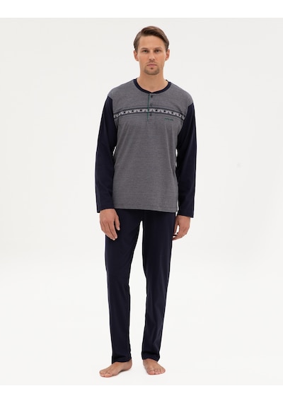 Pierre Cardin Erkek Lacivert Pijama Takım 50322651-200 Lacivert