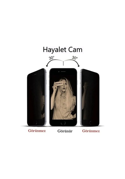Apple Uyumlu   iPhone 16 Pro Max Hayalet Cam Tam Kaplayan Kırılmaz Nano Teknoloj