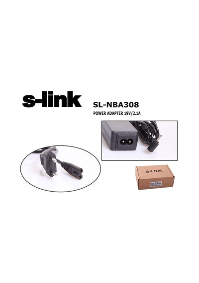 S-Link Sl-Nba308 40W 19V 2.1A 2.5x0.7 Asus Uyumlu Notebook/Minibook Ipin