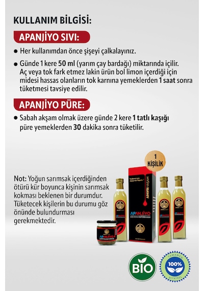 Apayrı Yaşam Bitkisel Apanjiyo Bio Kür Seti