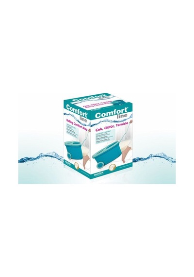 Comfort Tekerlekli Temizlik Seti Mavi