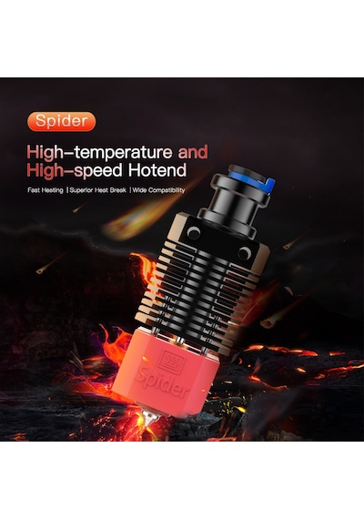 Creality Spider Hotend Kit - Yüksek Sıcaklık Ve Yüksek Hızlı Hotend