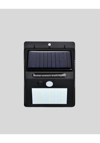 Güneş Enerjili Sensörlü Dış Mekan Duvar Lambası - 3 Modlu 2200mah Pil 120 Algılama Renkli