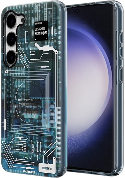 Youngkit Galaxy S23 Uyumlu Kılıf YoungKit Technology Serisi Kapak YOUNGKİT-TA85920