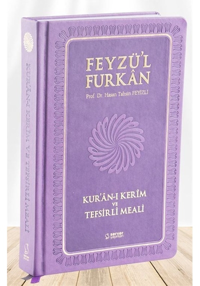 Feyzü'l Furkan Kur'ân-ı Kerîm ve Tefsirli Meali Mushaflı Cep Boy - Ciltli Lila