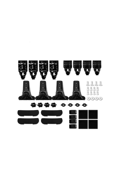 Volkswagen Polo Iv 2001-2009 Için Oluksuz Tip Ara Atkı Tavan Barı - Gri