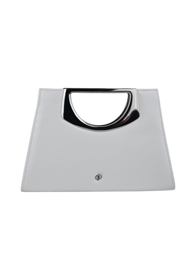 Dukidaso Duki Daso Beyaz Zincir Askılı Lüks Kadın El Ve Omuz Çantası Summer T8382 Beyaz Tek Bölmeli Cepli