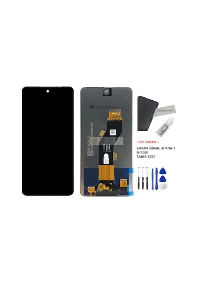 Tkgz Infinix Smat 8 Lcd Ekran Dokunmatik Service Pack + B-7000 + Tamir Seti