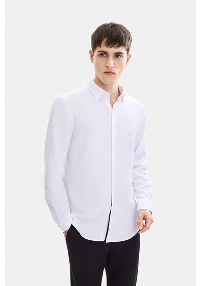 Backandbond Beyaz Regular Fit Gömlek