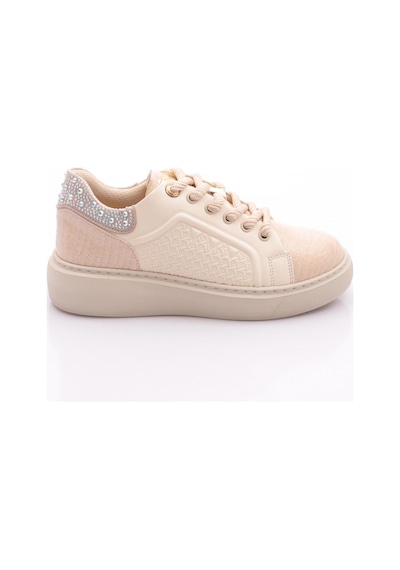 Dgn B3000 Kadin Sneakers Ayakkabi Bej