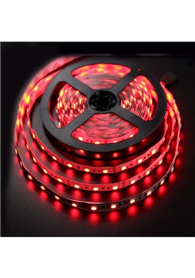 Lamptime Şerit Led Üç Çipli İç Mekan Kırmızı 113007 (5 Metre)
