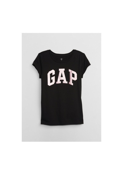 Gap Baskılı Siyah Kız Çocuk T-shirt 460525000