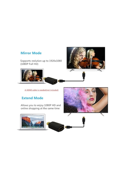Thunderbolt To Hdmi Mini Displayport Hdmi - Apple Uyumlu MacBook Tv Lcd