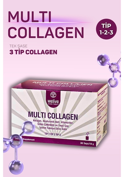 Welıve Multı Kollajen Tip1,tip2,tip3 Collagen