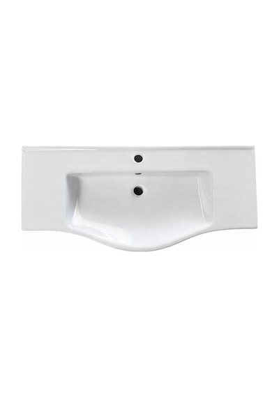 Bozvit 100 Cm Konsollu Lavabo Beyaz - 11100 Beyaz