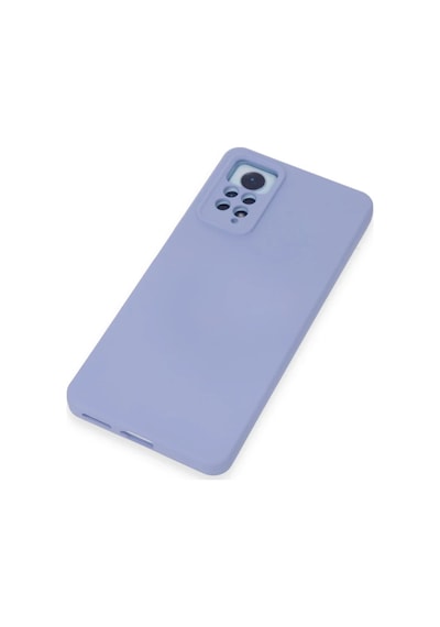 Bezos Redmi Note 12 Pro 4g Kılıf Nano İçi Kadife Silikon - Lila Mmbz
