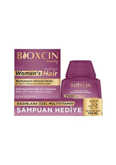 Bioxcin Women's Hair 30 Tablet Şampuan Hediyeli