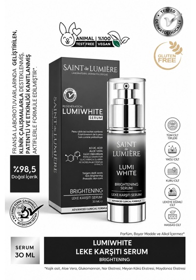 Saint De Lumiere Lumıwhıte Leke Karşıtı Cilt Tonu Eşitleyici Ve Aydınlatıcı Serum 30 ML