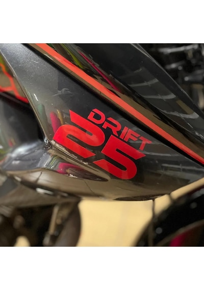 Mondial Drift L 25 Yan Grenaj Sticker Modeli Tarz Sticker Drıft 25