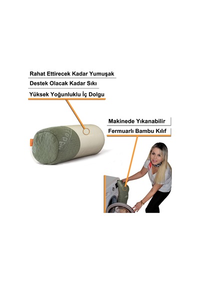 Beddo™ Bambu Serisi | Ortopedik | Araç Boyun Yastığı