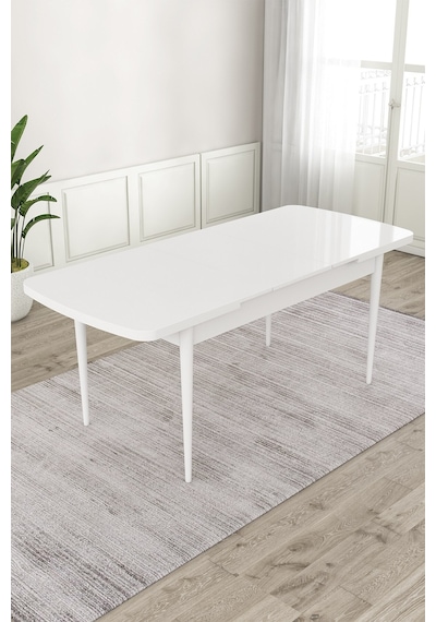 Canisa Exve Serisi 80x132 Açılabilir Beyaz Masa Takımı Ve 6 Cappucino Sandalye Masa Beyaz Sandalyeler Cappucıno Canisa Exve Serisi 80x132 Açılabilir Beyaz Masa Takımı Ve 6 Cappucino Sandalye Masa Beyaz Sandalyeler Cappucıno