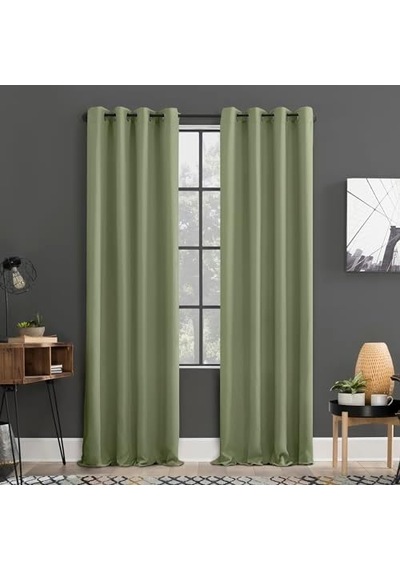 Sun Zero Soho 2'li Paket Enerji Verimli Karartma Halkalı Perde Panel Çifti, 137 Cm X 274 Cm, Adaçayı Yeşili 50 x 22 Sun Zero Soho 2'li Paket Enerji Verimli Karartma Halkalı Perde Panel Çifti, 137 Cm X 274 Cm, Adaçayı Yeşili 50 x 22