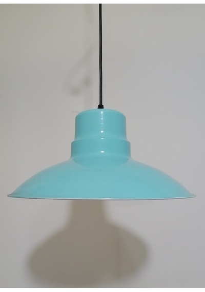Riolight Retro Turkuaz Içi Turkuaz Tekli Metal Sarkıt Çap: 30Cm (538287973)