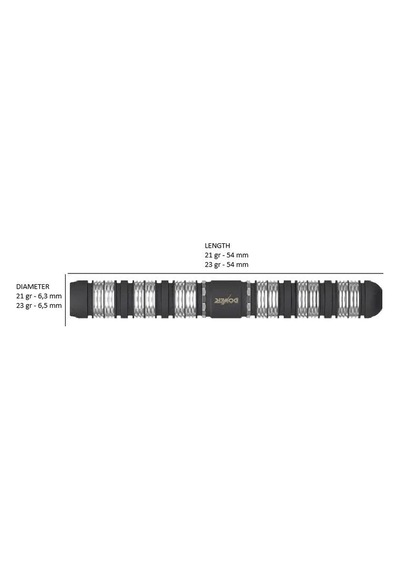 Target Phil Taylor Power Series Black % 80 Tungsten Sp Çelik Uçlu Dart Oku
