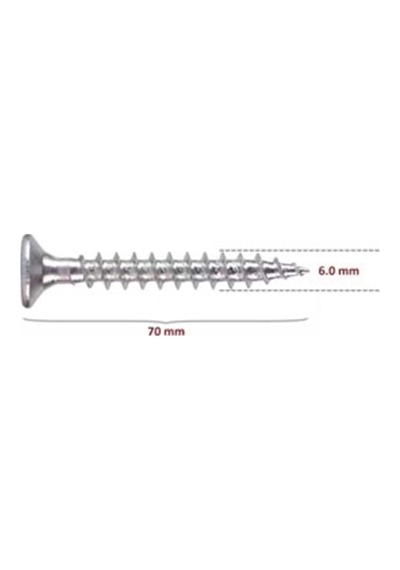 Sunta Vidası 6x70 (100 Adet)-5247