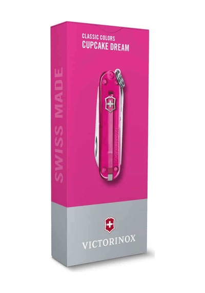 Victorinox 0.6223.t5g Classic Şeffaf Pembe Kamp Çakı Çok Renkli