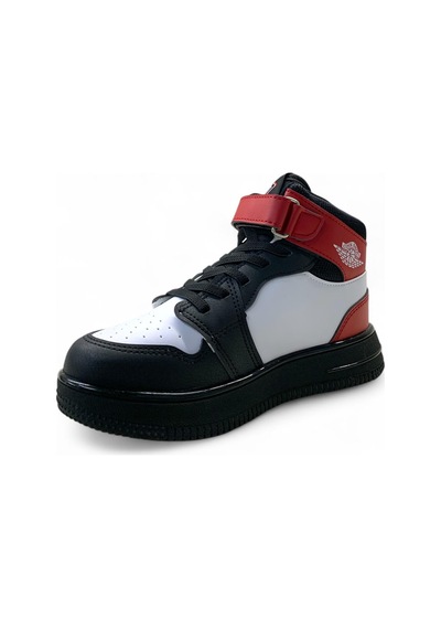 Cool Haykat Çocuk Bilekli Sneaker Siyah/kırmızı