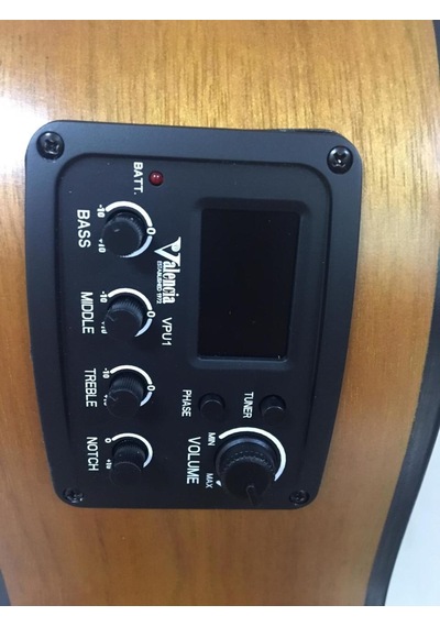 Valencia Vc304Ce Elektro Klasik Gitar  Cutaway 4/4 Naturel Mat
