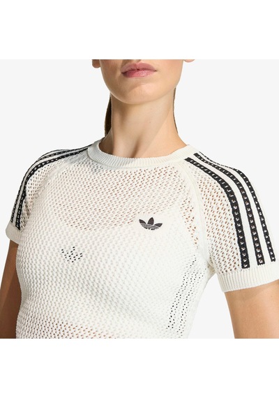 Adidas Crochet Tee Kadın Beyaz T-shirt Ke0200 2800324