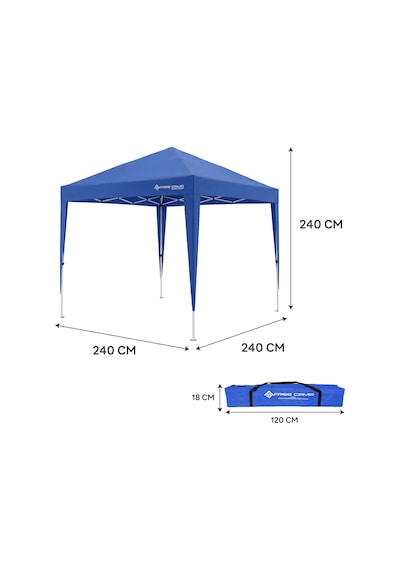 Freecamp Soria And1025 240x240cm Pe Otomatik Tente-mavi