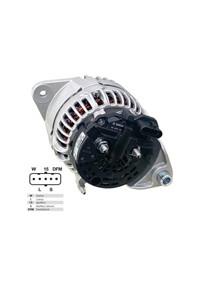 Bosch 24v Alternatör Dinamo 150 A 5 Fiş Soketli W-l-15-s-dfm Renault-volvo